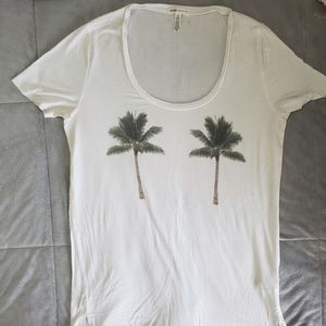 Victoria's Secret Pink Palm Tree T-Shirt